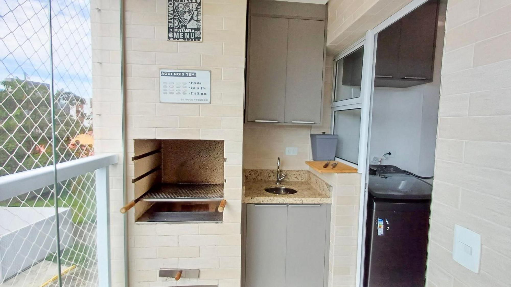 #202.apto Novo, 300 Metros Da Praia, Com Piscina Apartamento Ubatuba