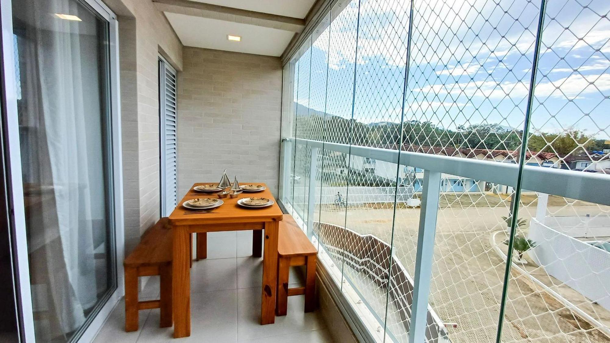 #202.apto Novo, 300 Metros Da Praia, Com Piscina Apartamento Ubatuba