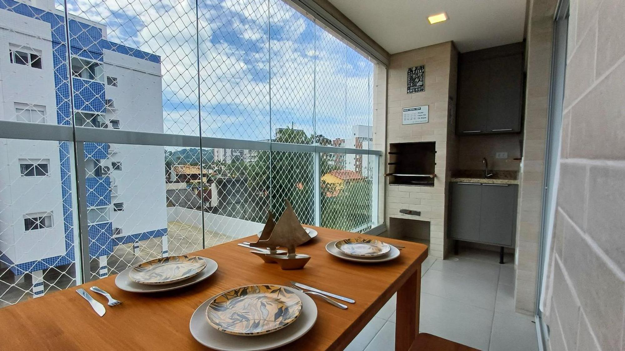 Apartamento #202.apto Novo, 300 Metros Da Praia, Com Piscina Ubatuba